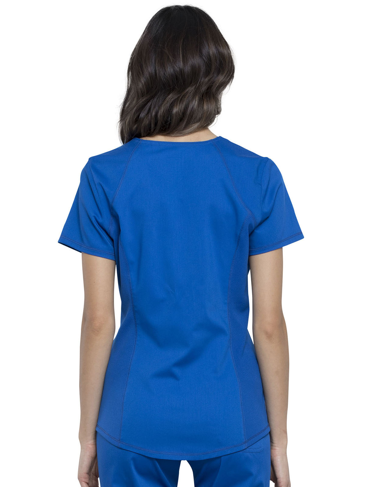 Women's 2-Pocket V-Neck Top - WW601 - Royal