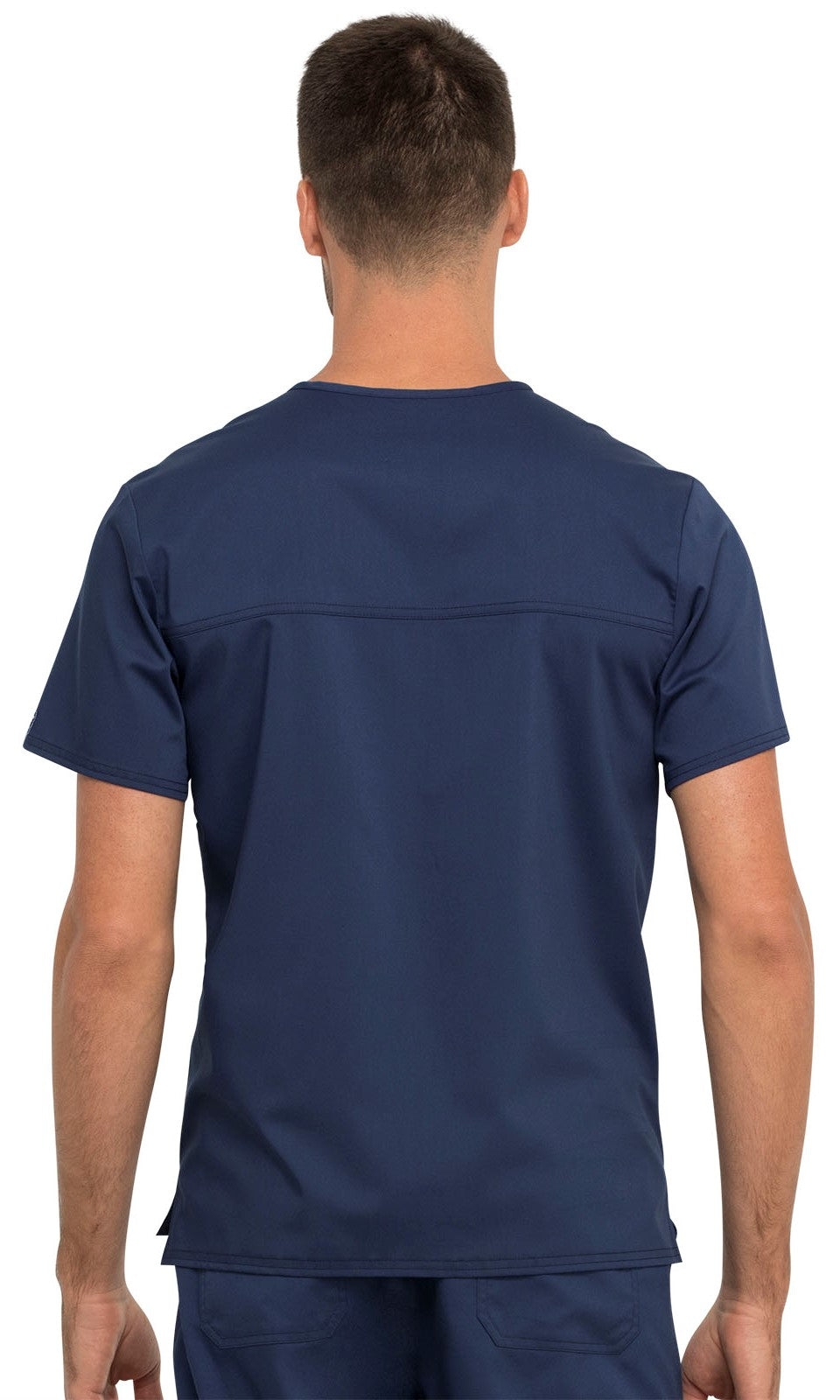 Unisex 1-Pocket Tuckable V-Neck Top - WW625 - Navy