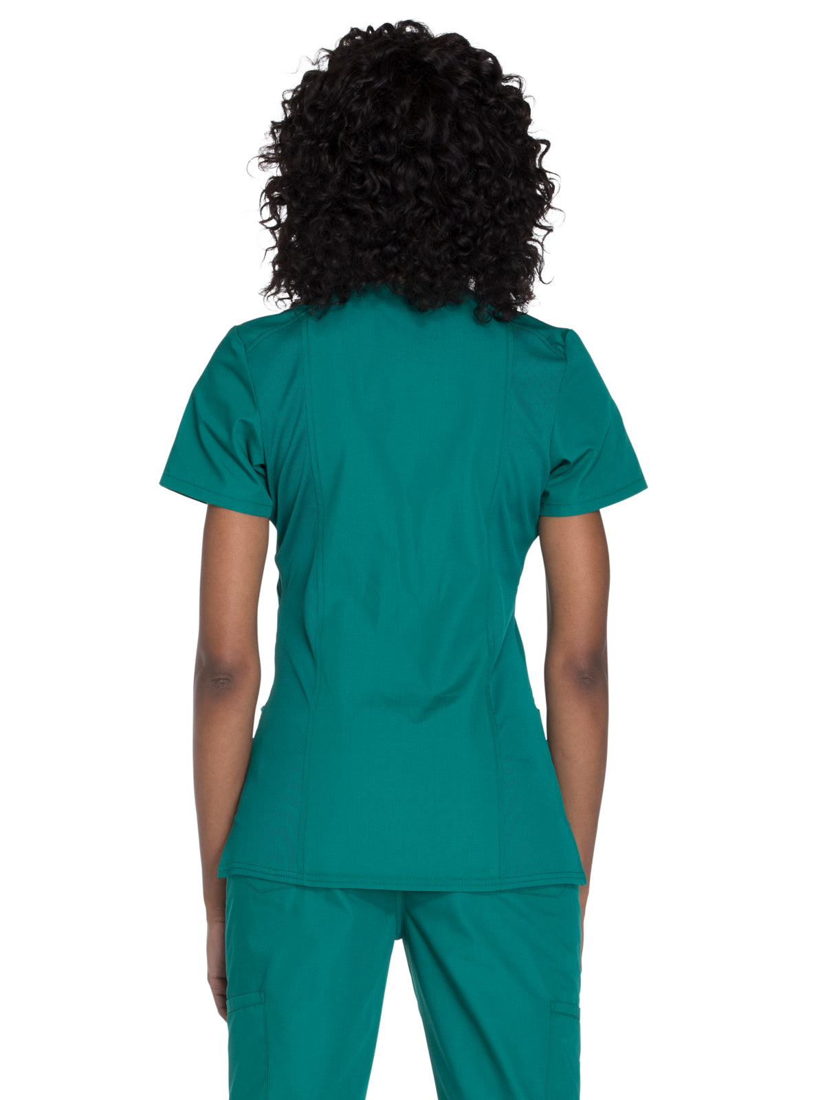 Women's 2-Pocket Mock Wrap Top - WW650 - Hunter