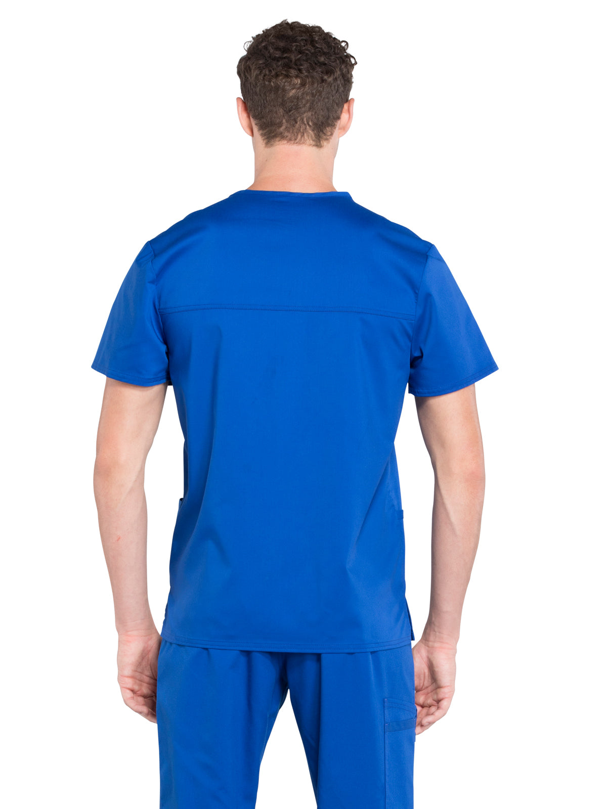 Men's 3-Pocket V-Neck Top - WW670 - Galaxy Blue