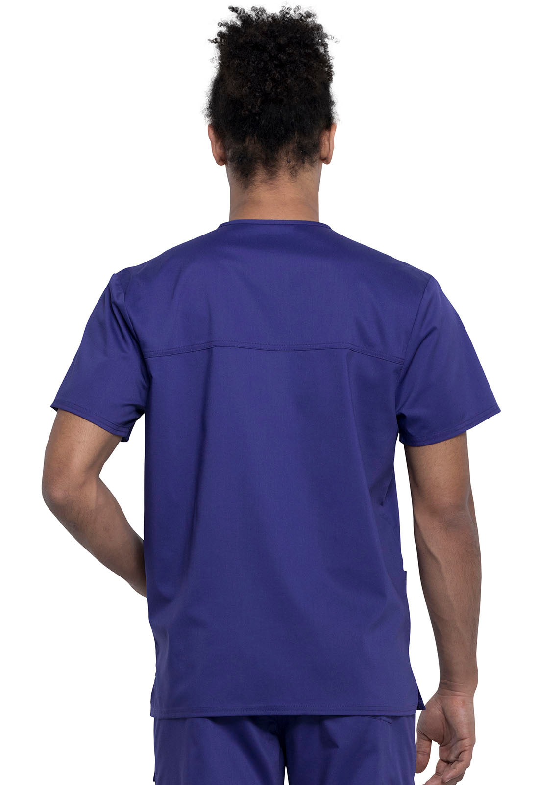 Men's 3-Pocket V-Neck Top - WW670 - Grape