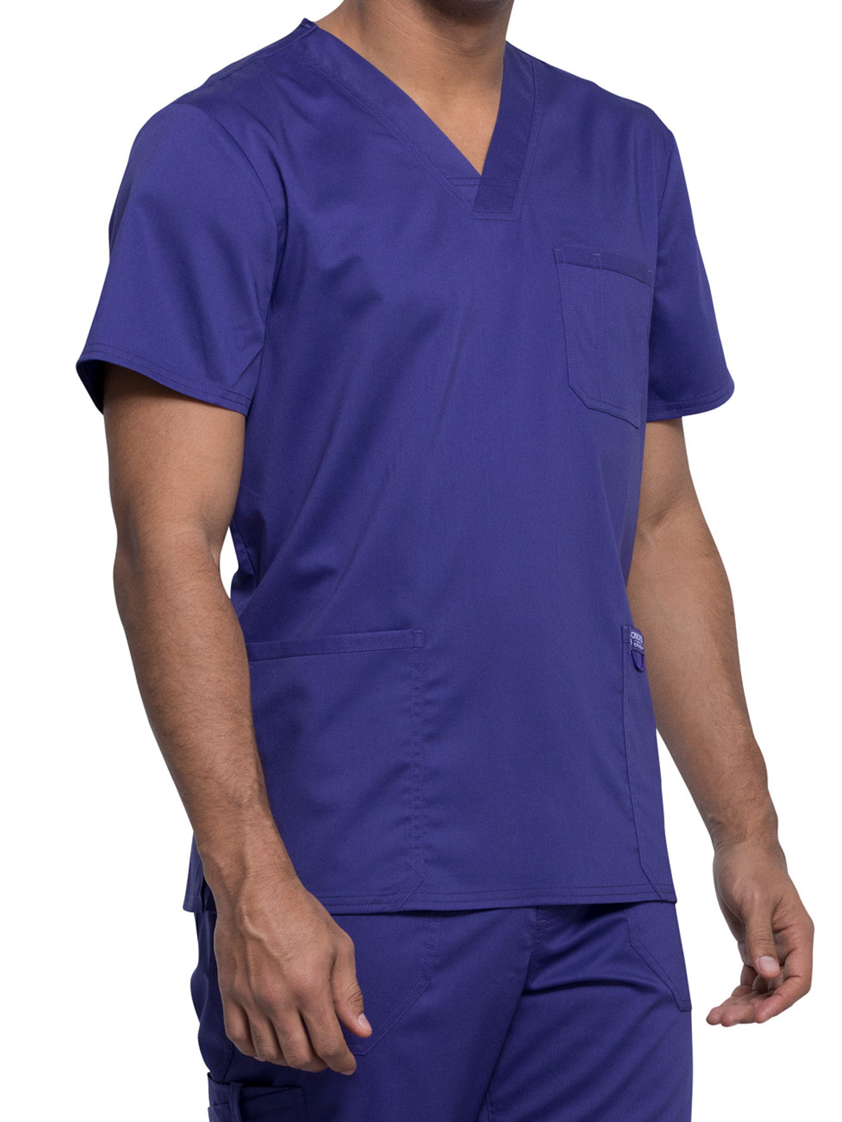 Men's 3-Pocket V-Neck Top - WW670 - Grape
