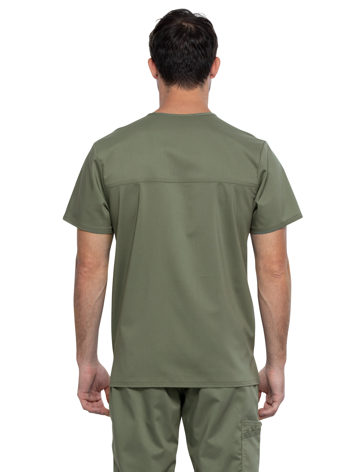 Men's 3-Pocket V-Neck Top - WW670 - Olive