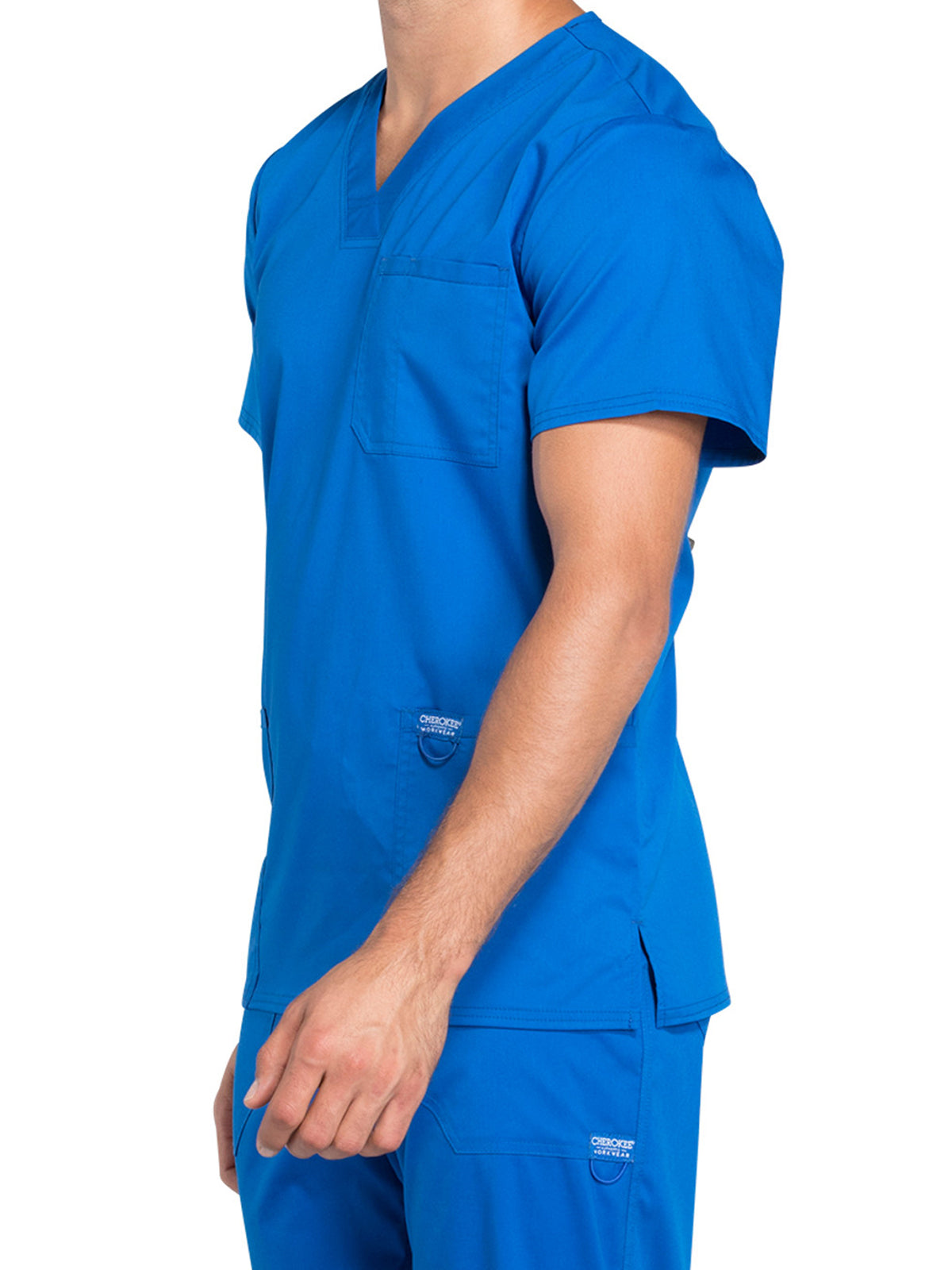 Men's 3-Pocket V-Neck Top - WW670 - Royal
