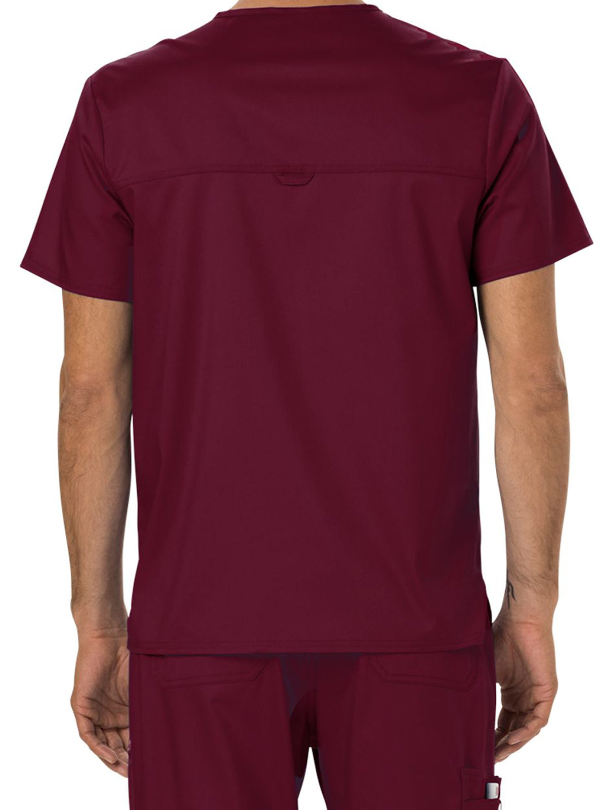 Men's 1-Pocket Tuckable V-Neck Top - WW690 - Wine