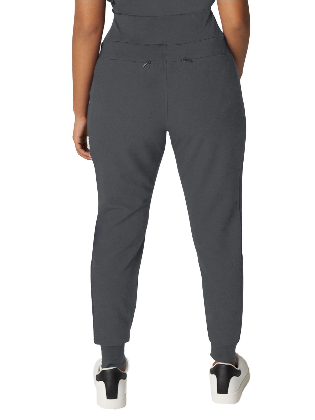 Women's 7-Pocket High-Rise Yoga Waist Jogger Pant - WB410 - Dark Pewter