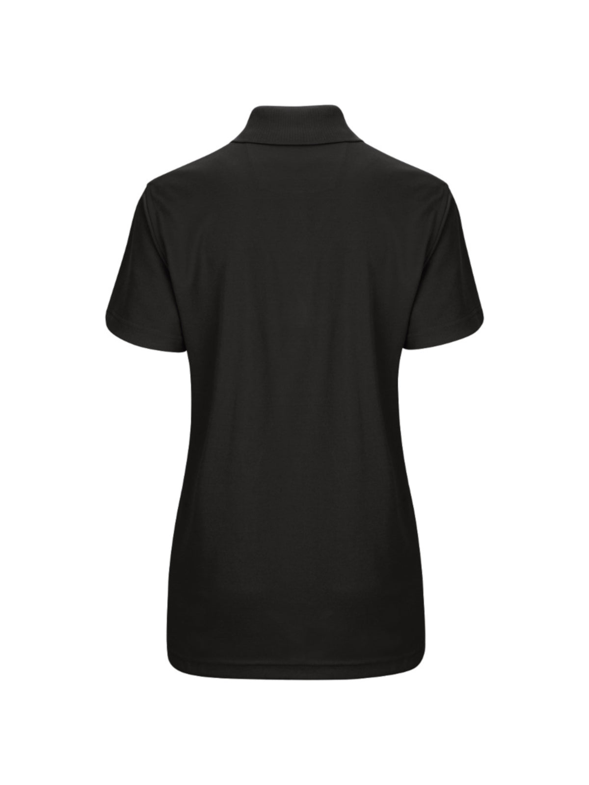 Women's Short Sleeve Performance Knit Pocketless Core Polo - SK97 - Black