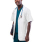 Unisex Short-Sleeve Three-Pocket 31" Lab Coat