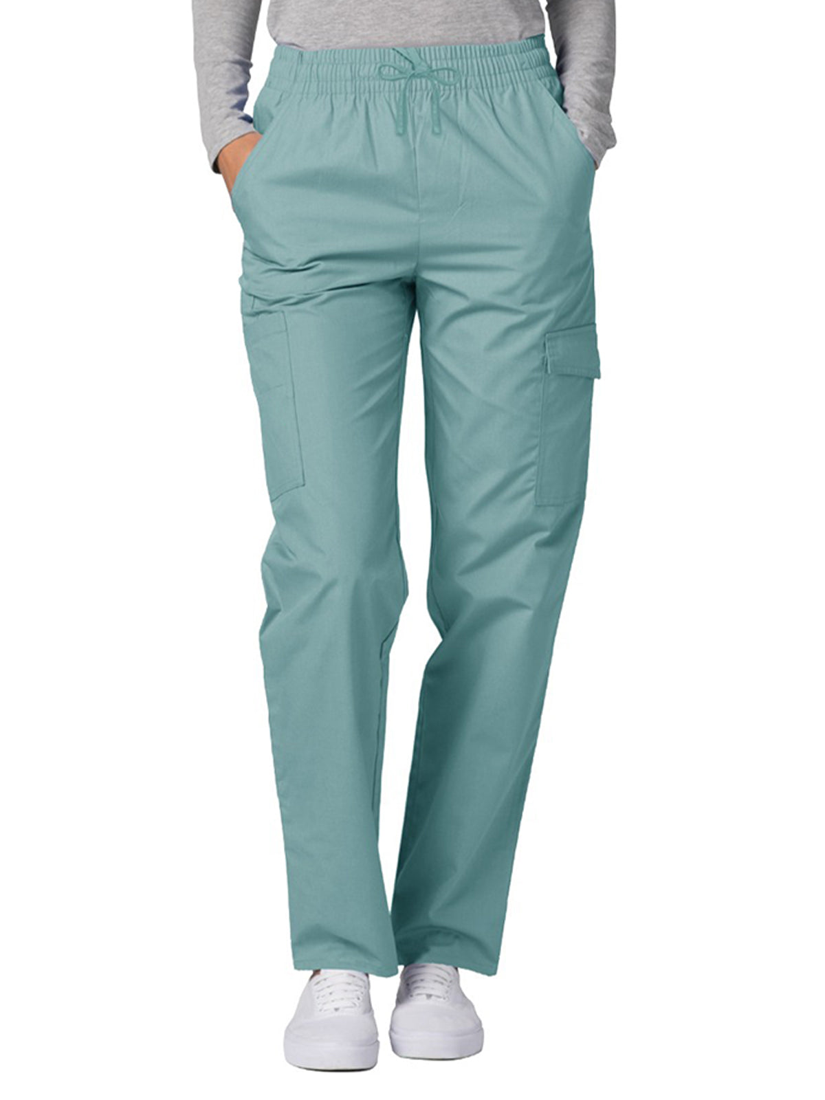 Women's Natural-Rise Multipocket Cargo Tapered Leg Pant