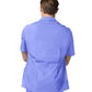 Men's Zippered Short Sleeve Scrub Jacket