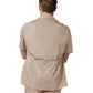 Men's Zippered Short Sleeve Scrub Jacket