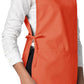 Unisex Cobbler Apron - 702 - Mandarin Orange