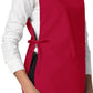 Unisex Cobbler Apron - 702 - Red
