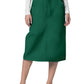 Women's Mid-Calf Length Drawstring Skirt