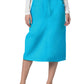 Women's Mid-Calf Length Drawstring Skirt