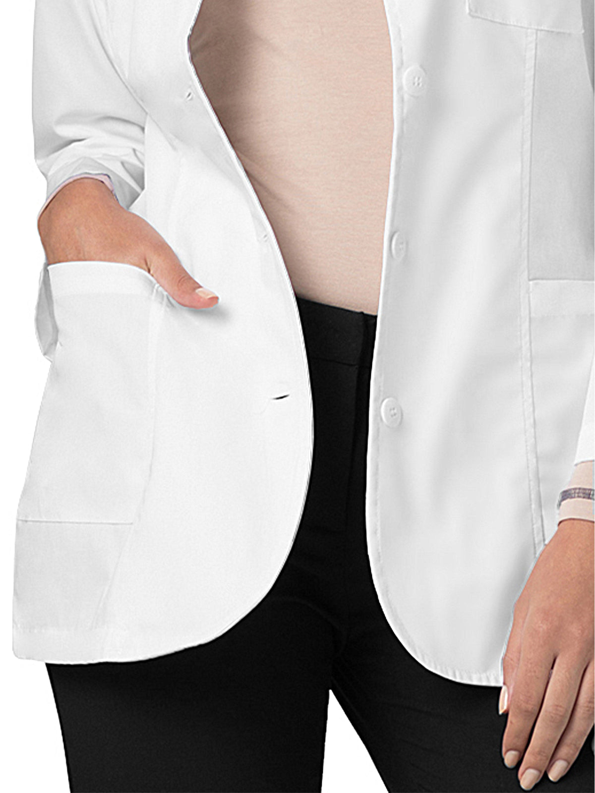 Women's Three-Pocket 30" Princess Cut Consultation Lab Coat