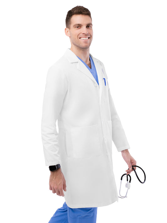 Unisex Four-Pocket 39" Midriff Lab Coat