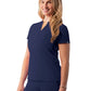 Women's Notched V-Neck Top