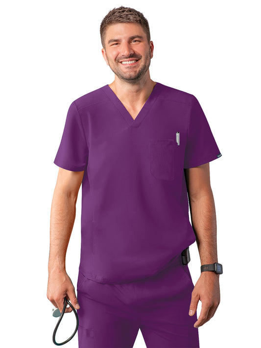 Men's V-Neck Scrub Top