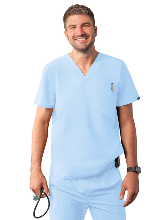 Men's V-Neck Scrub Top