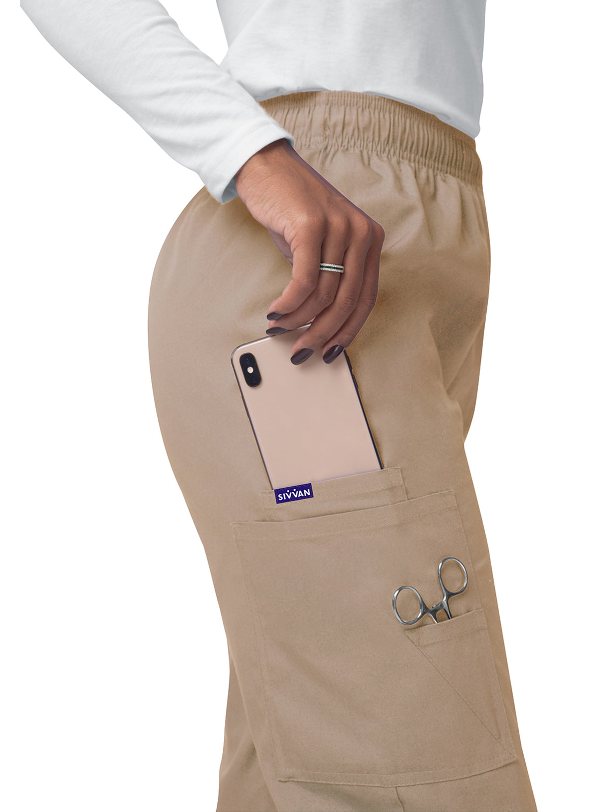 Women's Elastic Drawstring Cargo Pant