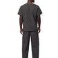 Unisex V-Neck Top Drawstring Pant Scrub Set