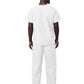 Unisex V-Neck Top Drawstring Pant Scrub Set