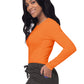 Women's Long Sleeve Underscrub Tee - S8500 - Neon Orange