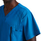 Men's V-Neck Zip Pockets Amplify Scrub Top