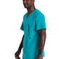 Men's V-Neck Zip Pockets Amplify Scrub Top