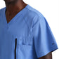 Men's V-Neck Zip Pockets Amplify Scrub Top