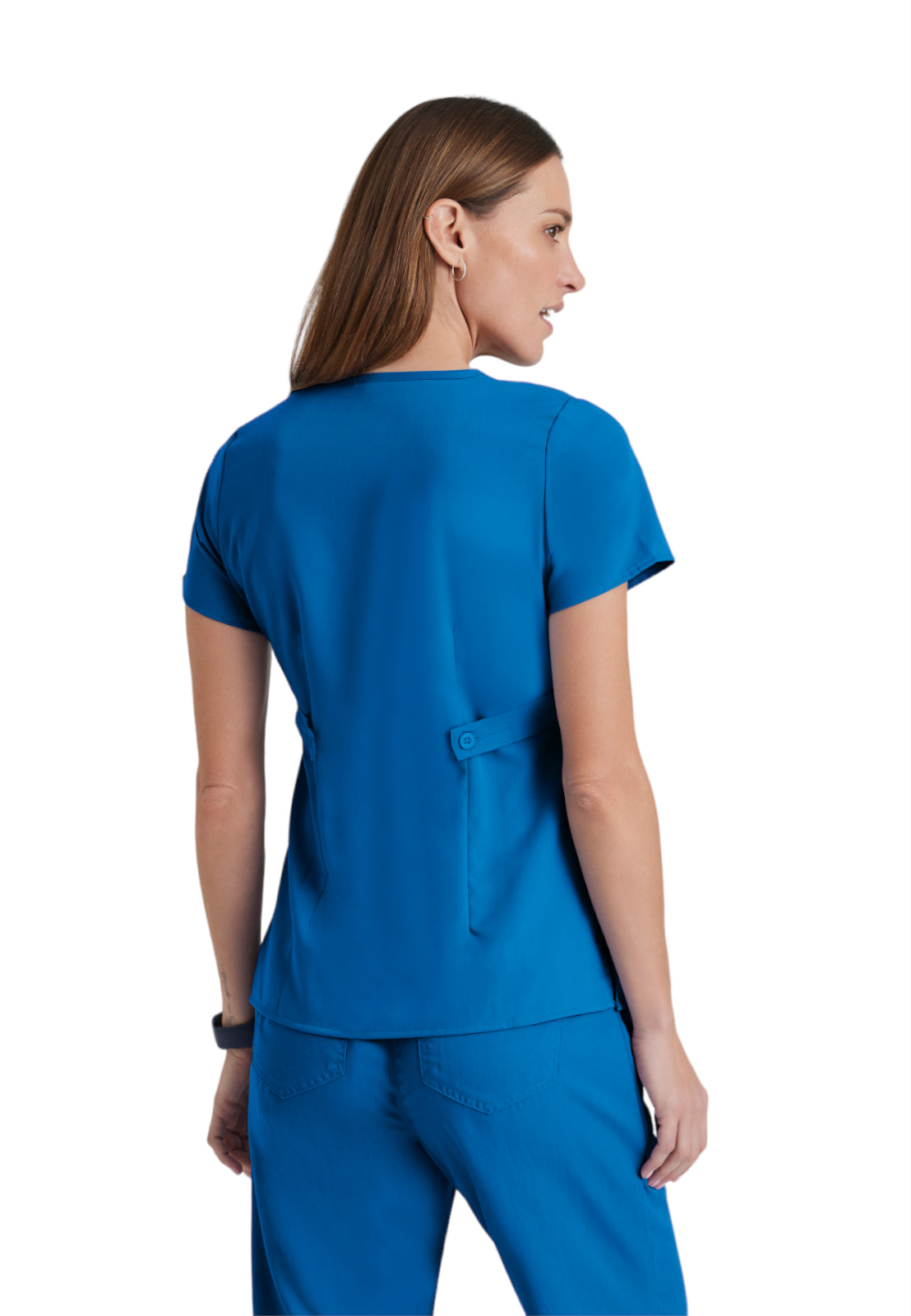 Women's Mock Wrap Riley Scrub Top