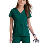 Women's Mock Wrap Riley Scrub Top