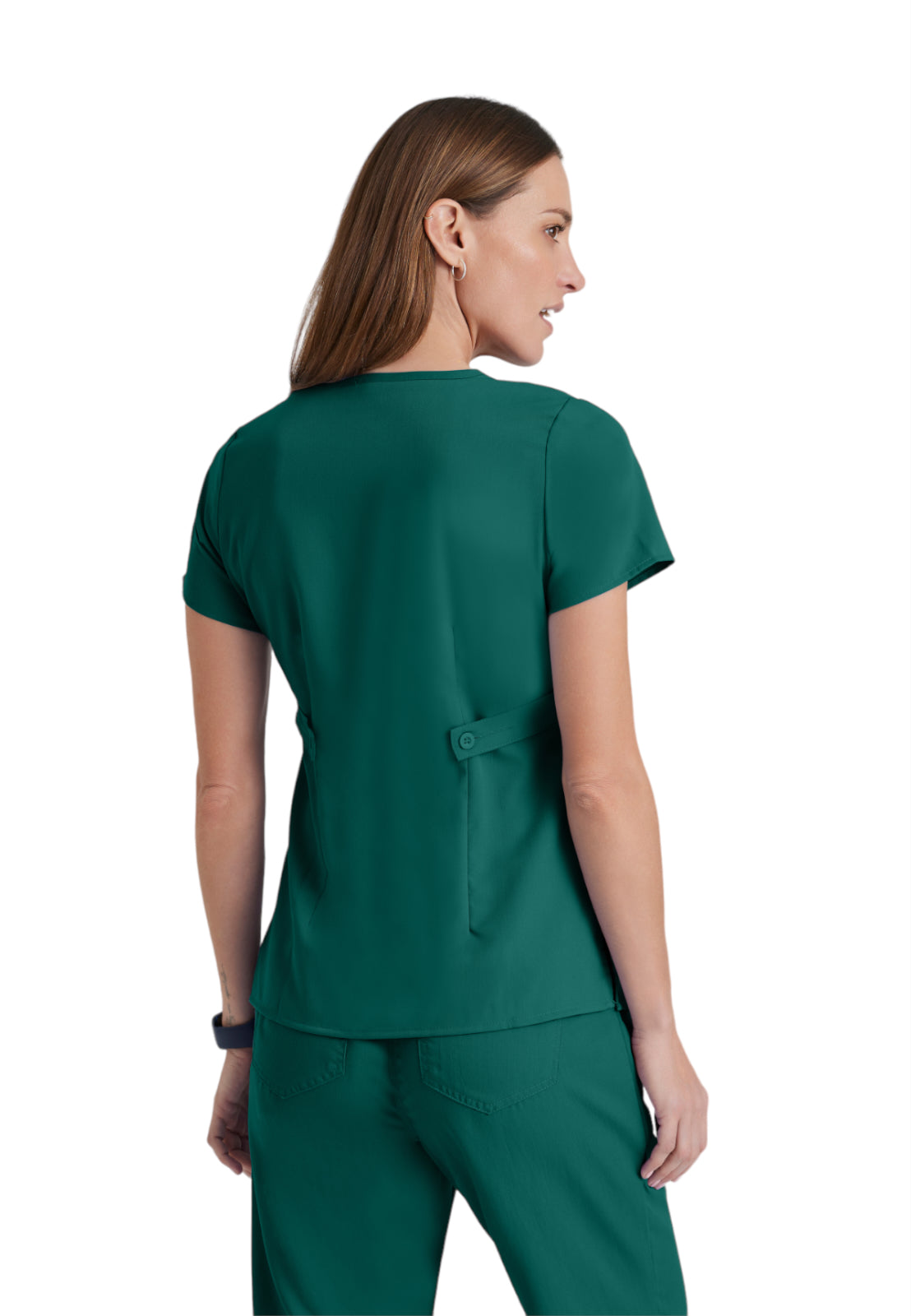 Women's Mock Wrap Riley Scrub Top