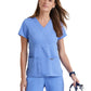 Women's Mock Wrap Riley Scrub Top