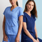 Women's Mock Wrap Riley Scrub Top