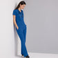 Women's V-Neck Racer Scrub Top