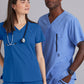 Women's V-Neck Racer Scrub Top