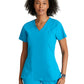 Women's V-Neck Racer Scrub Top