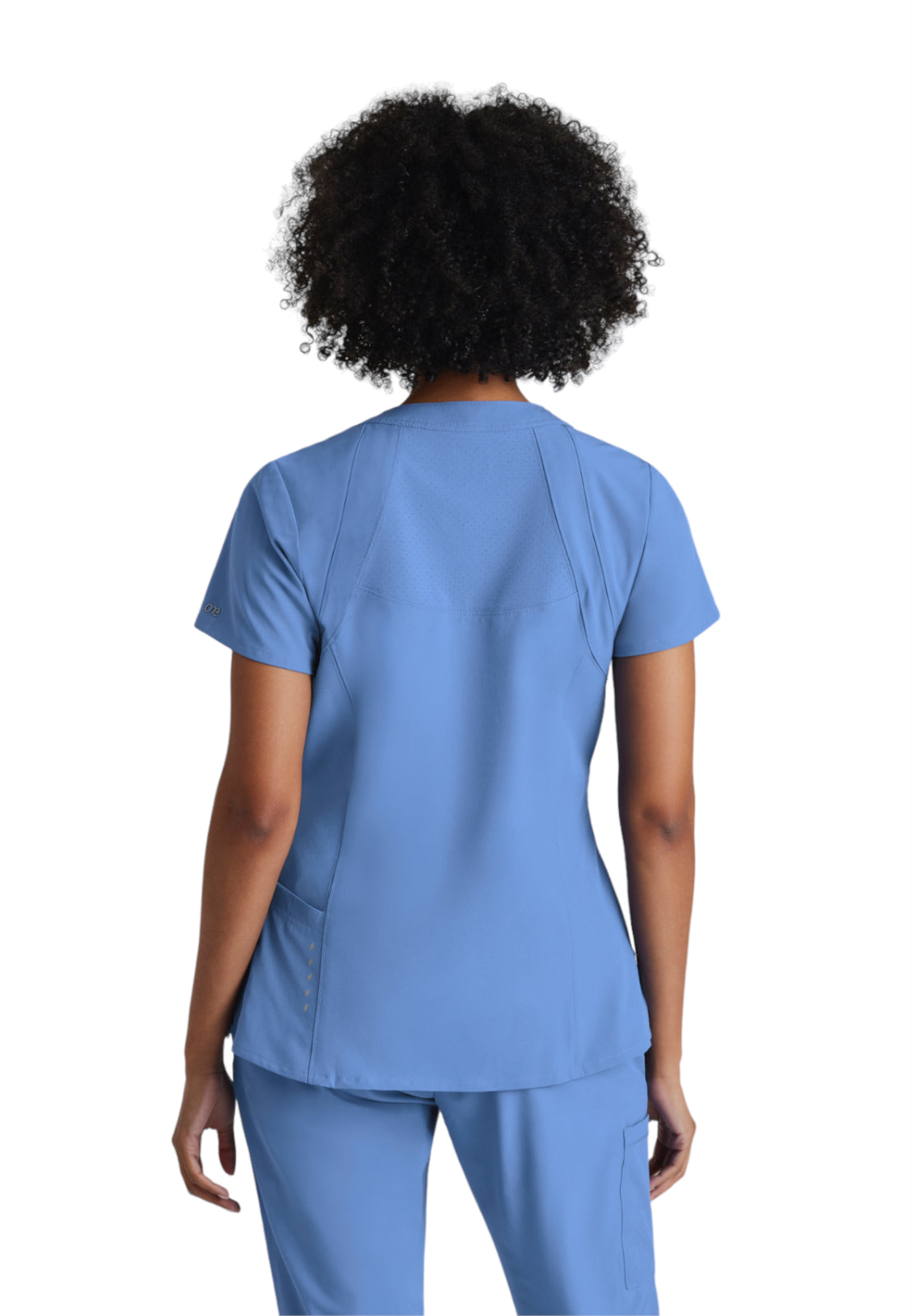 Women's V-Neck Racer Scrub Top