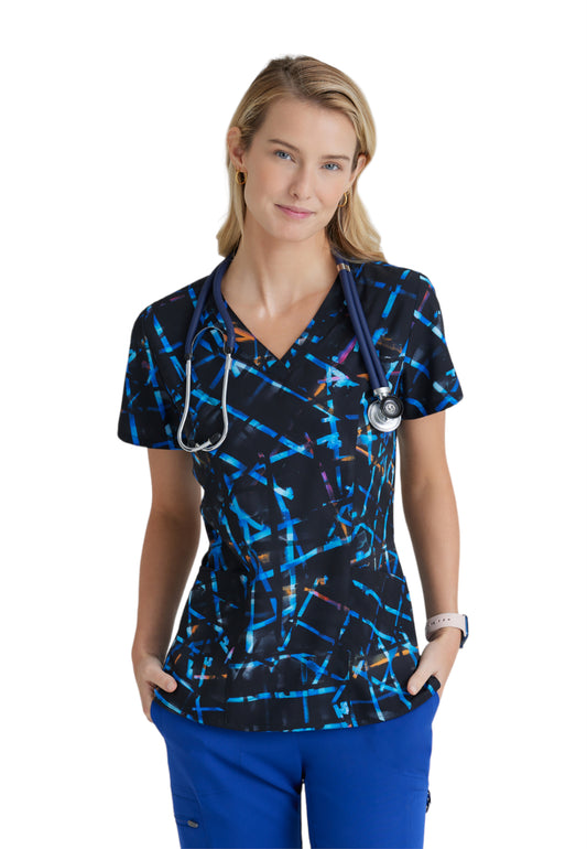 Women's V-Neck Thrive Scrub Top