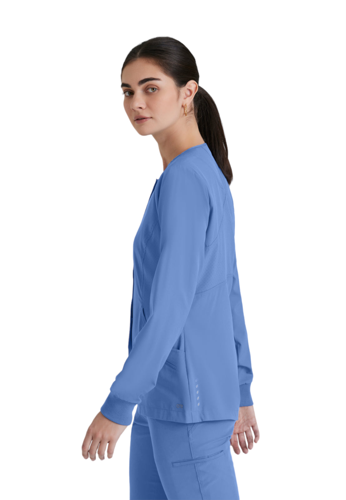 Women's Zipper Pocket Cadence Scrub Jacket