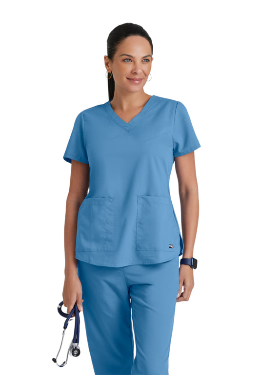 Women's V-Neck Aubrey Scrub Top