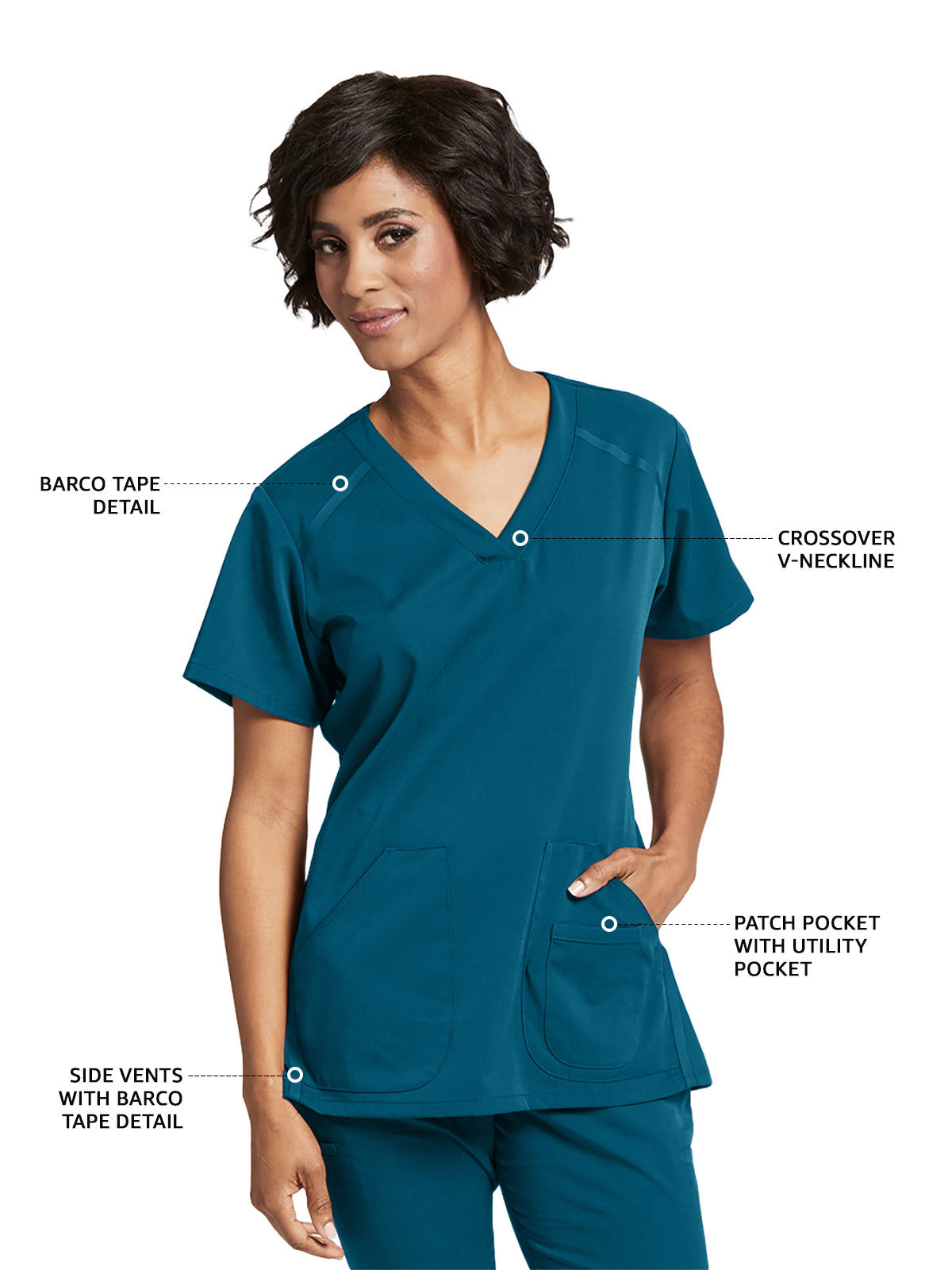 Women's V-Neck Elevate Scrub Top