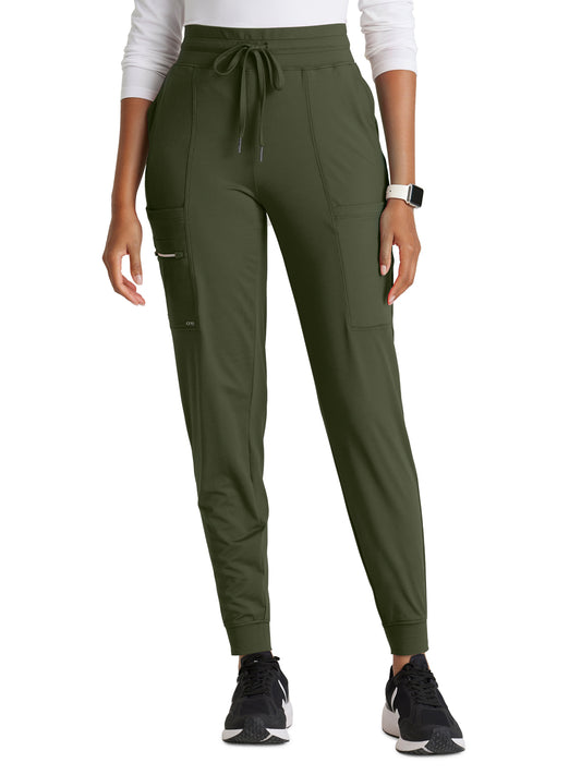 Women's 5 Pocket Drawcord Waistband Jogger Scrub Pant