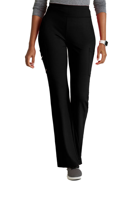 Women's 7 Pocket High-Rise Fit and Flare Scrub Pant