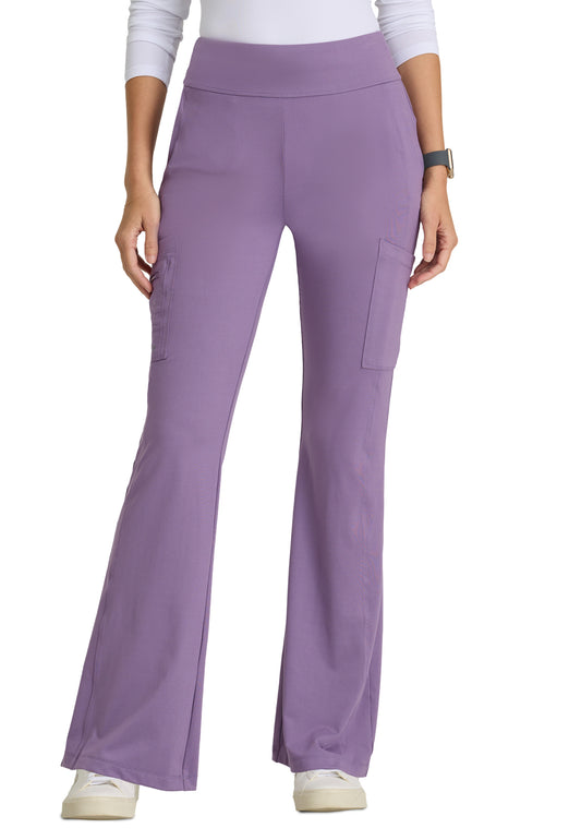 Women's 7 Pocket High-Rise Fit and Flare Scrub Pant