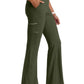 Women's 7 Pocket High-Rise Fit and Flare Pant - BOP645 - Olive