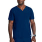 Men's Two-Pocket Ribbed V-Neck Velocity Scrub Top