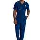 Men's Two-Pocket Ribbed V-Neck Velocity Scrub Top